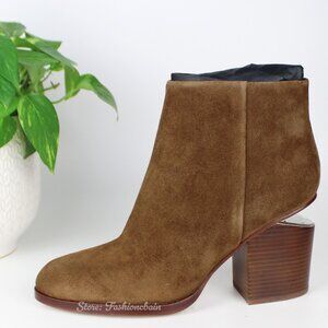 New ALEXANDER WANG Gabi Suede Ankle Boots